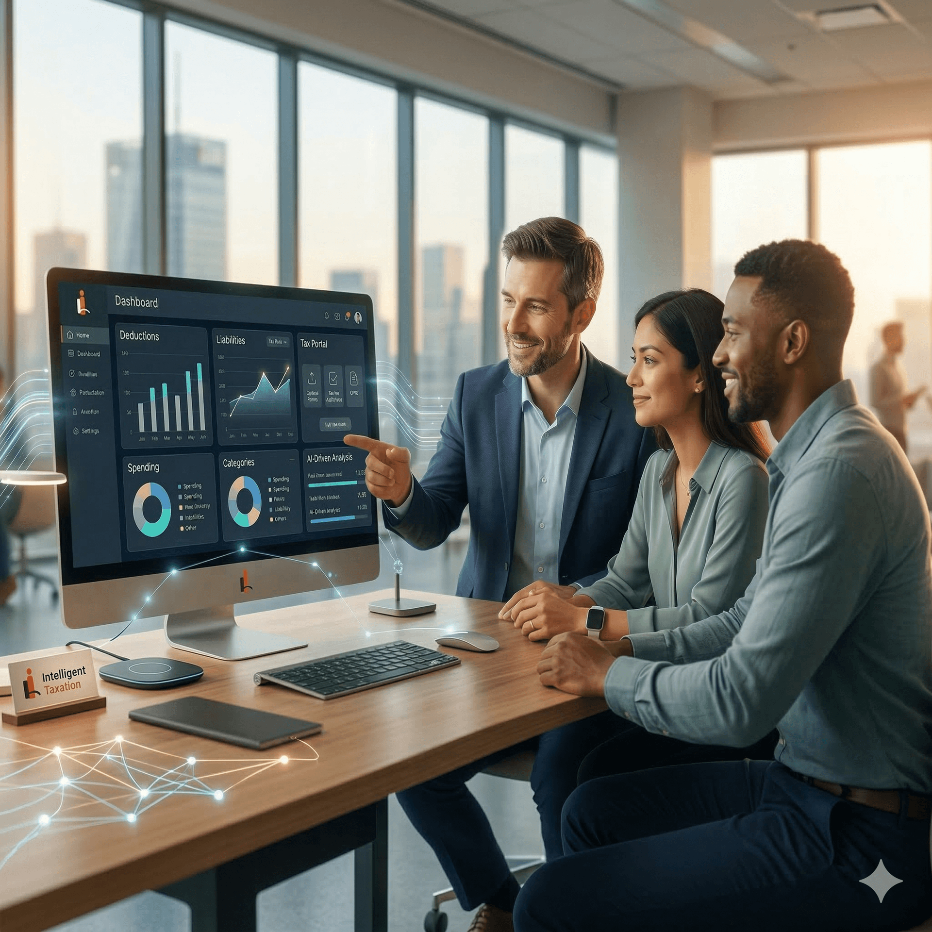 Intelligent Taxation financial dashboard preview